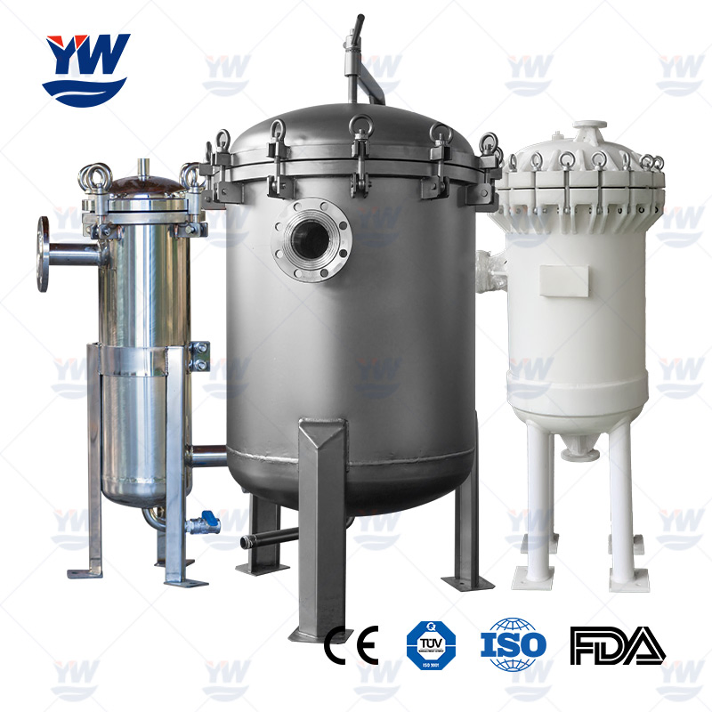 Stainless Steel Multi Bag Filter Housing for Water Treatment