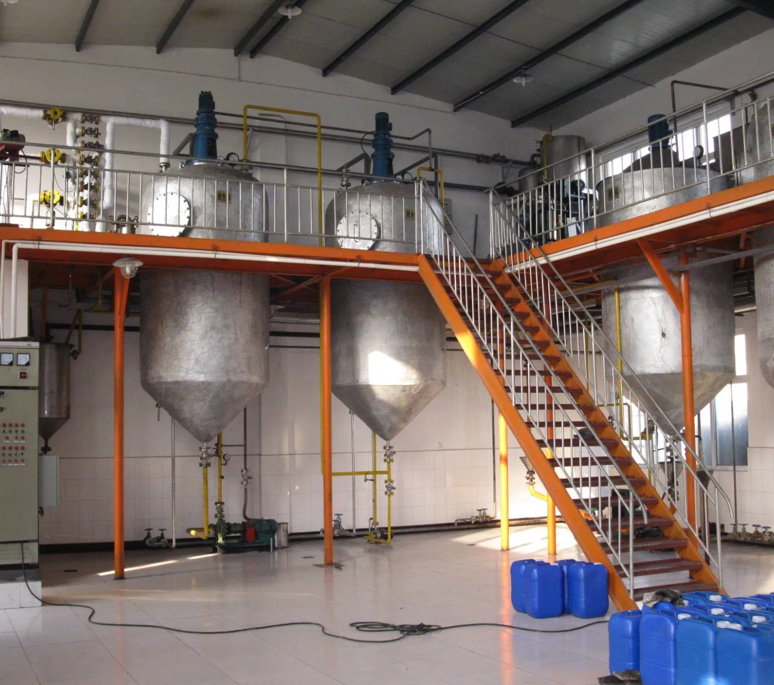 Crude Oil Refining Deodorization Machine Oil Refinery Plant Equipment Refining Line