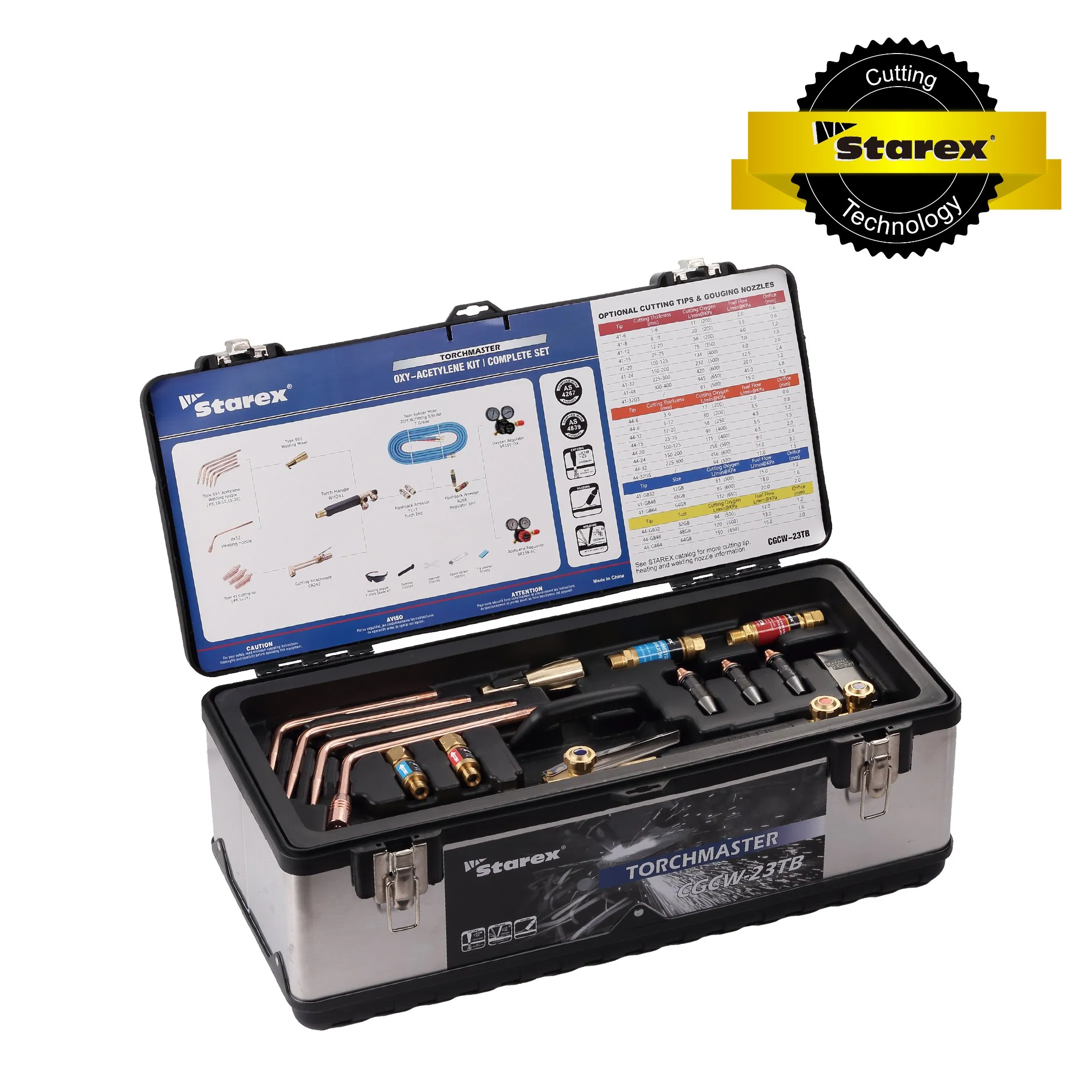 Premium Quality Oxygen/Acetylene Gas Kit Cw Star Cgcw-23tb