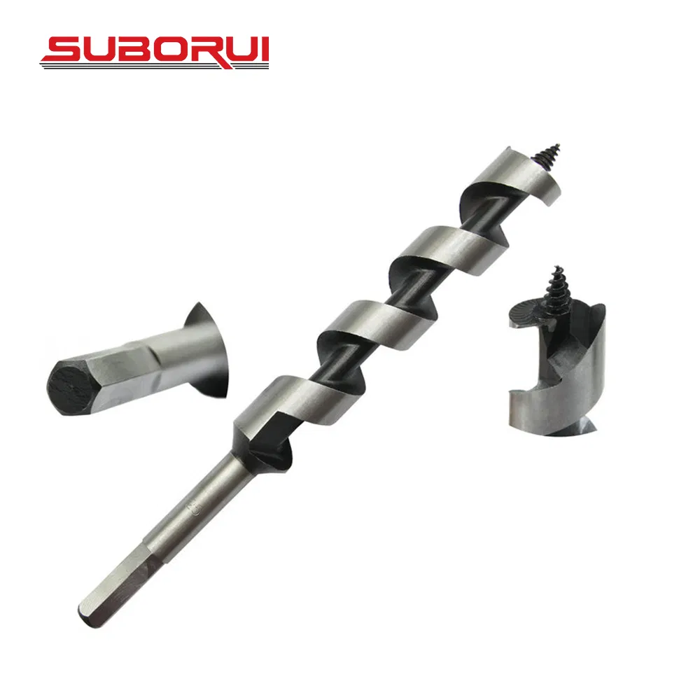 Suborui Hex Shank Auger Wood Drill Bit