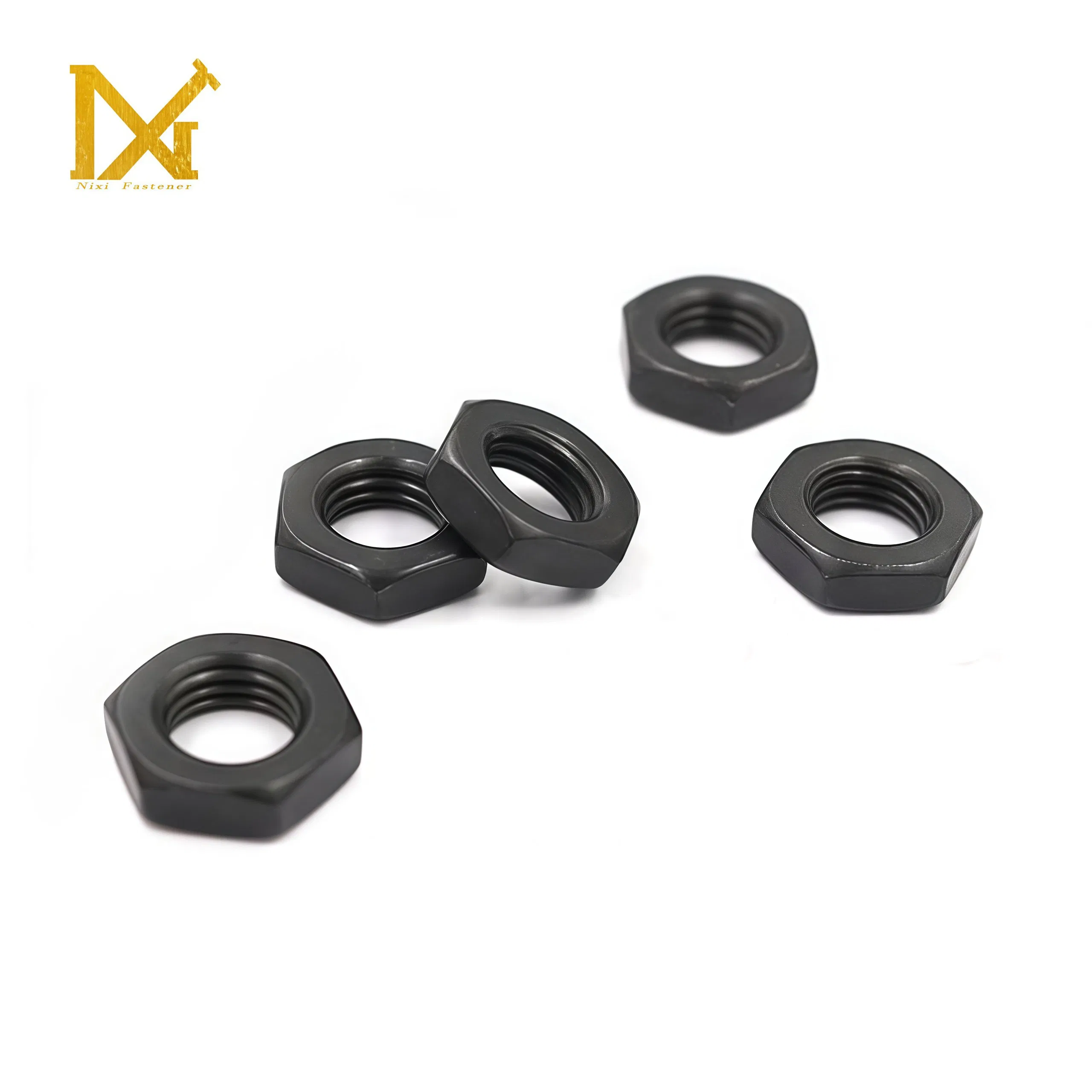 Grade 8.8/12.9 ANSI/ASME B18.2.2 Carbon Steel Hex Nuts (Black Oxide)