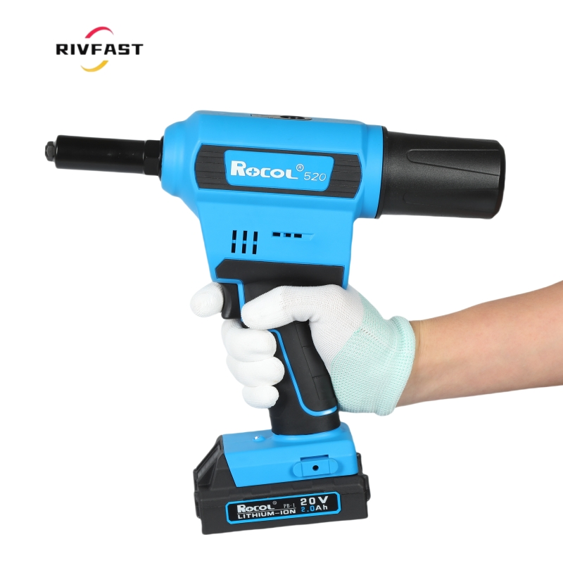 Portable Coldless Rivet Gun Lightweight and Ergonomic Lithium Battery Rivet Tool for Precision Riveting 2.4mm-6.4mm