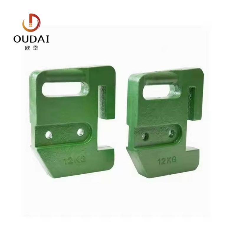 Agricultural Machinery Cast Gray Iron Counterweight 12kg