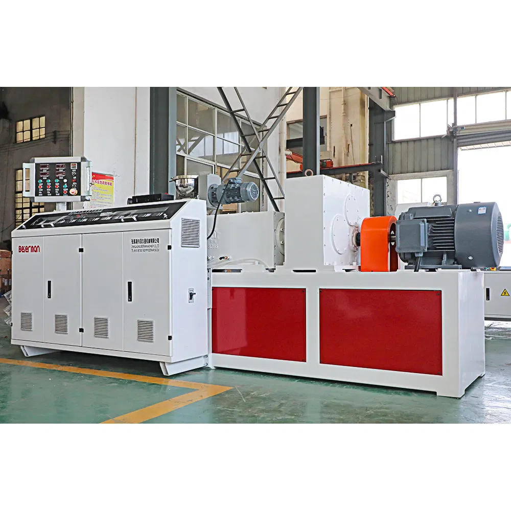 32-90mm SJSZ65/132 UPVC PVC Water Pipe Twin Screw Extrusion Machine