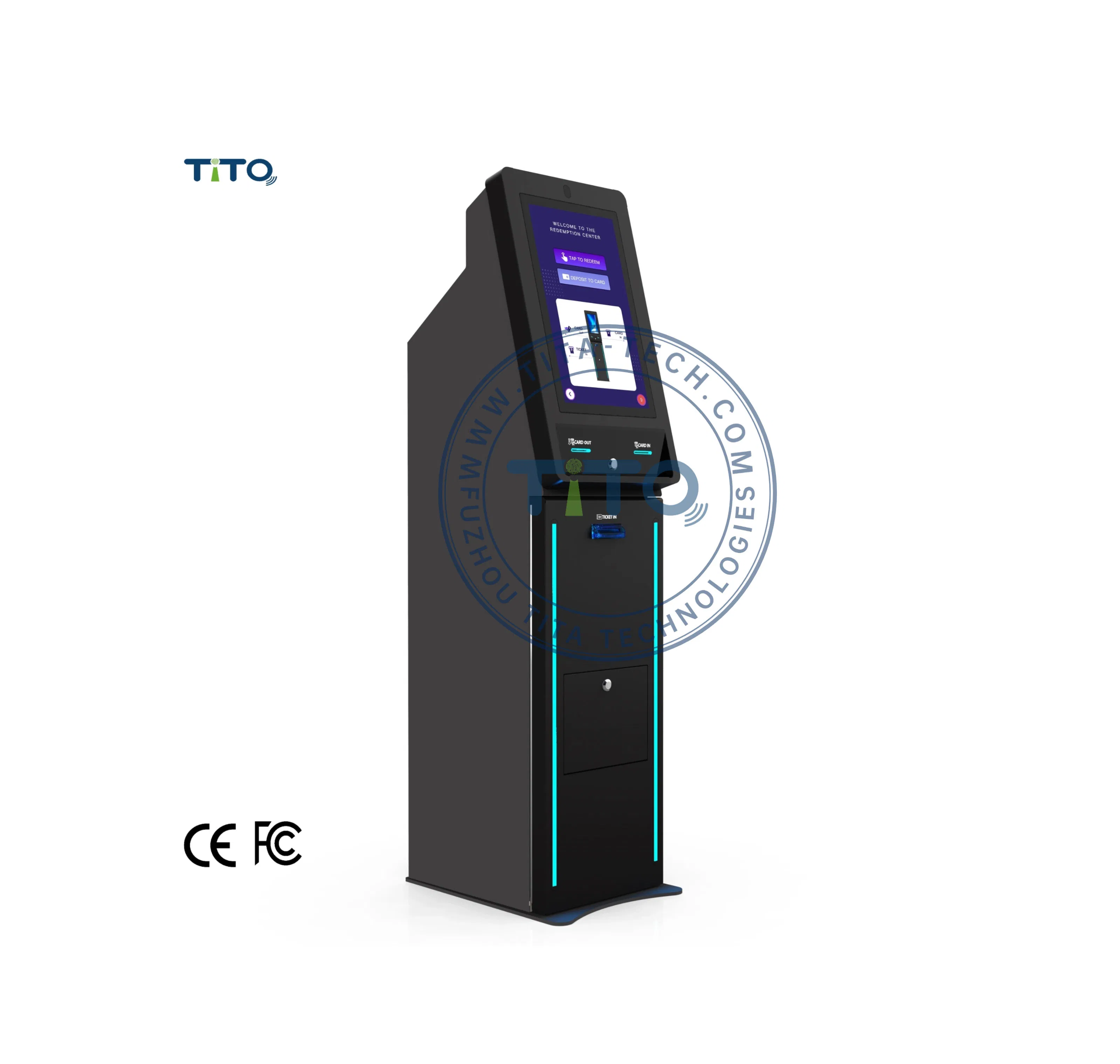 Platinum Arcade Coin Operated Game Machine Push Skill Game Self Redeem Kiosk