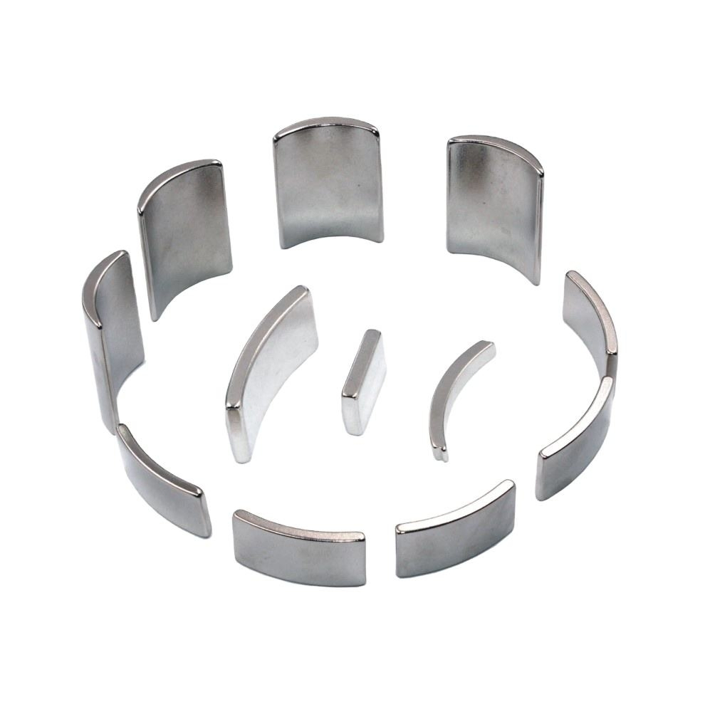Half Ring Cylinder Bent Curved Permanent Strong Magnet Neodymium N52 NdFeB Sensor Wedge Triangle Halbach Array Motor Arc Magnets