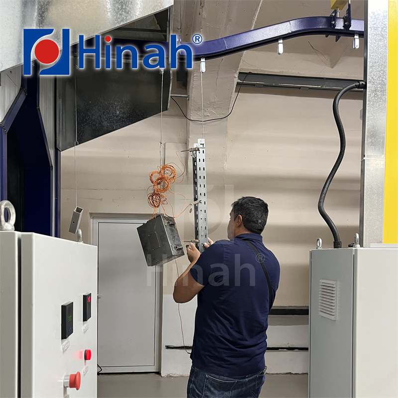 High Gloss Automatic Powder Coating Line for Auto Headlight Alloy Component Spraying