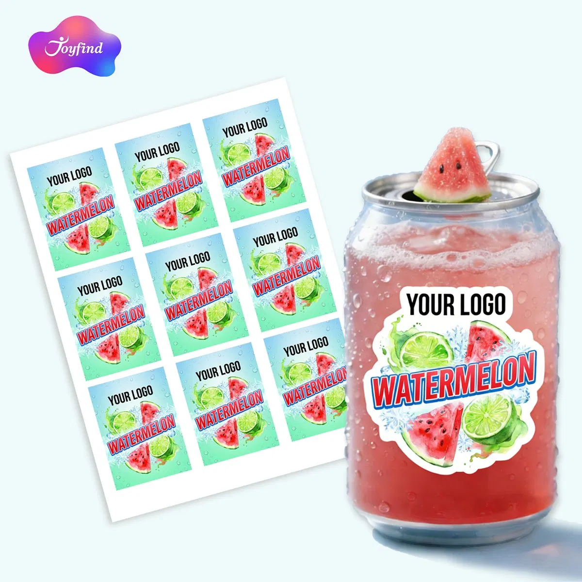 Durable High Quality Food Jar Label with Silk Screen and Spot UV Printing