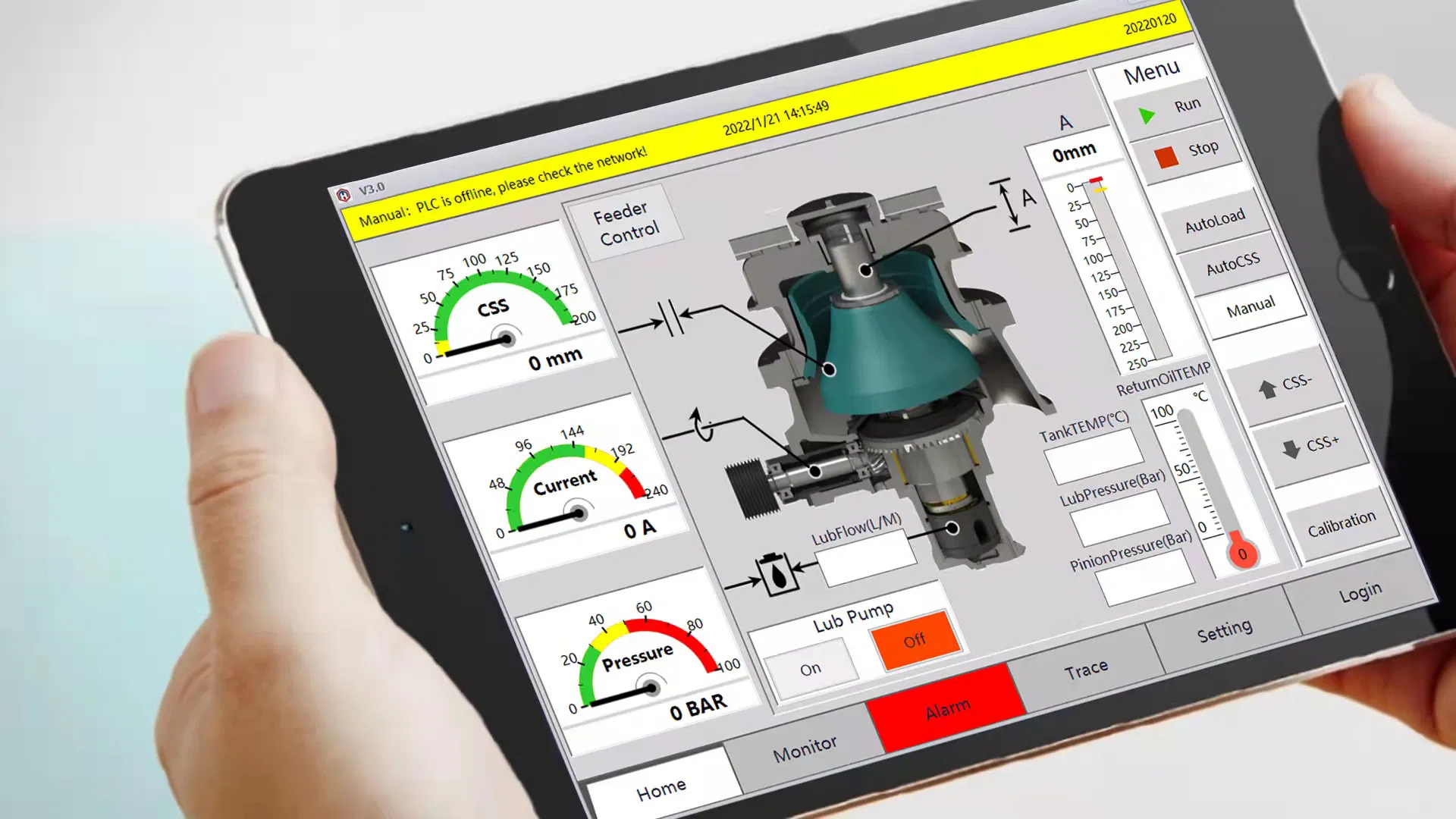 Hydraulic System and Lubrication Station