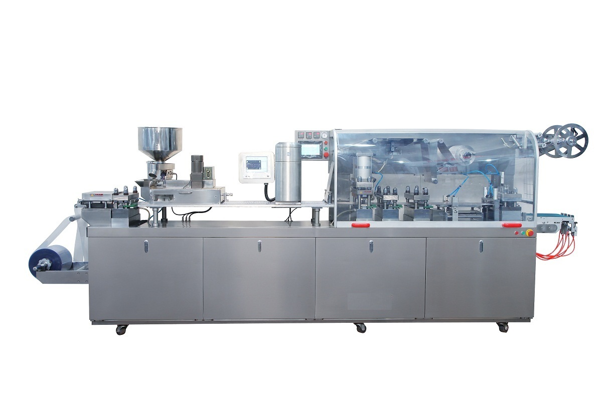 Automatic Embossing Alu-Alu Pill Softgel Tablet Capsule Blister Packing Machine