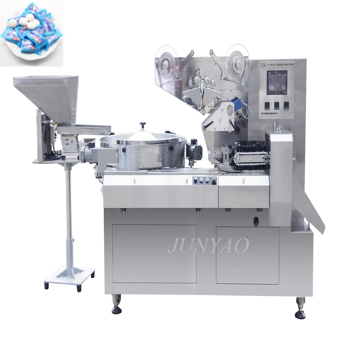 Automatic Speedy Mentos Candy Pillow Packing Machine Candy Wrapping Machine