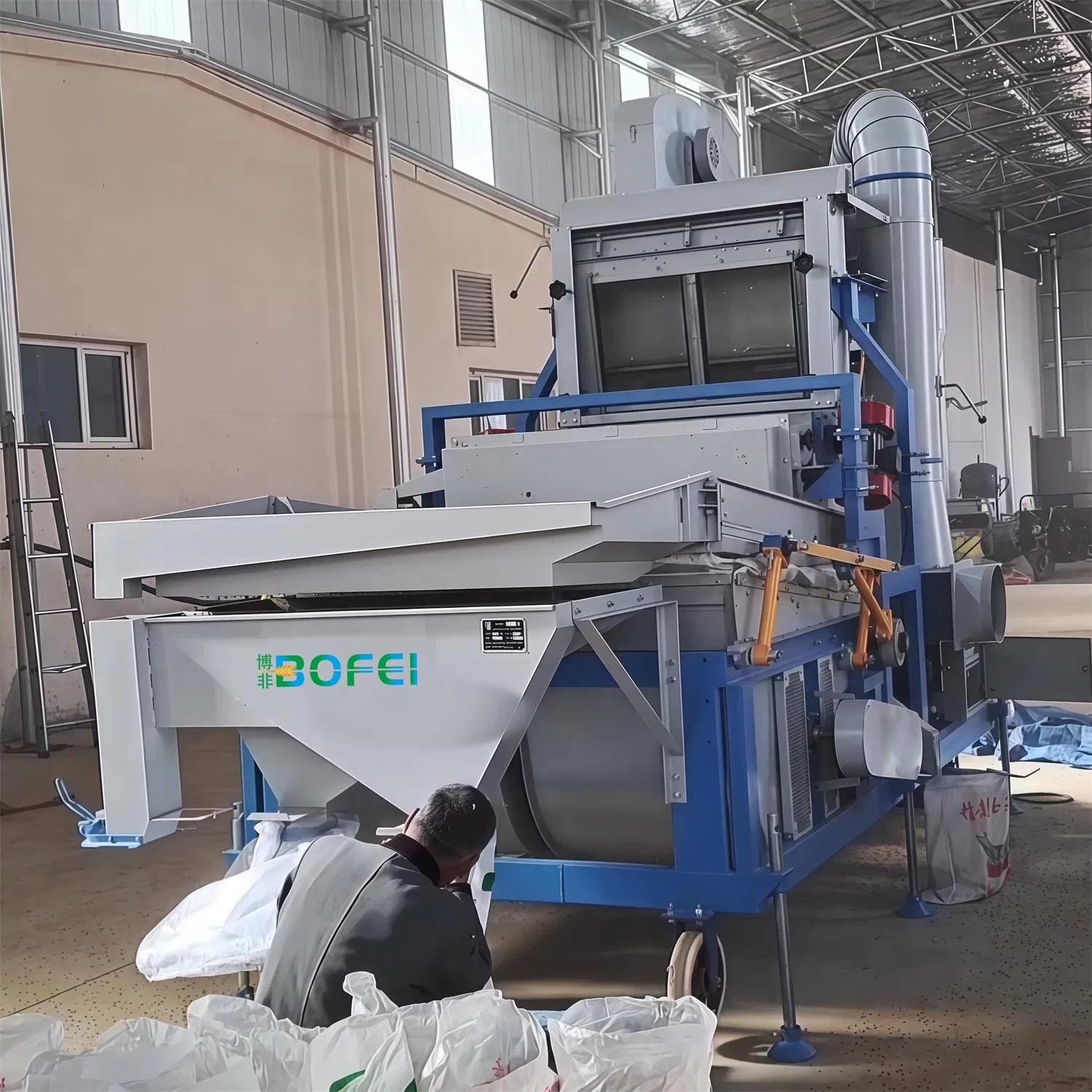 Grain Beans Seed Air Screen Gravity Table 10ton High Purity Cleaning Machine
