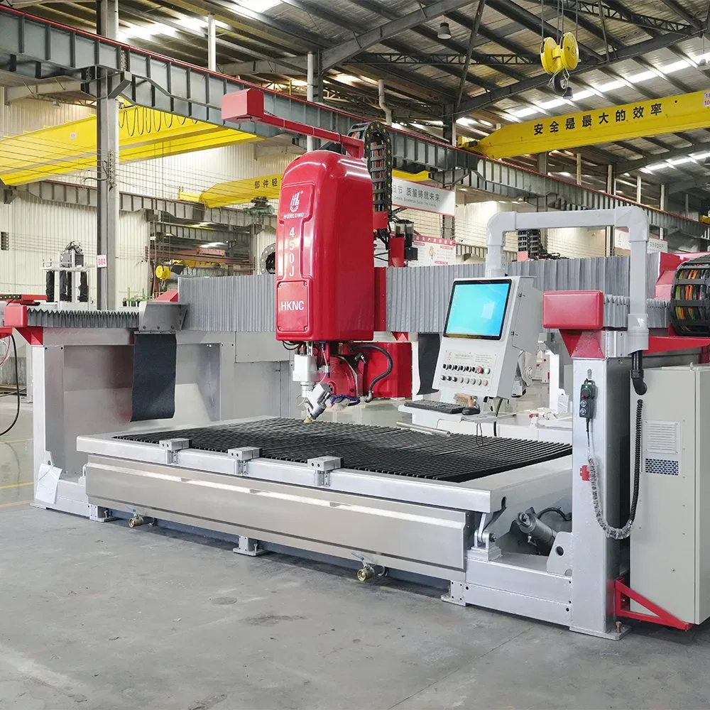 Stone Cutting Machine 5 Axis CNC Bridge Saw Jet Stone CNC Machine