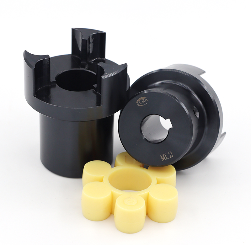 Plum Blossom Elastic Shaft Coupling 45 Steel Claw Coupler Servo Motor Pump Reducer