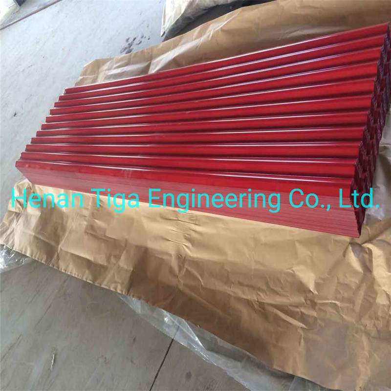 Corrugated Prepainted Roofing Steel Sheet for Cladding and Roof Decoration