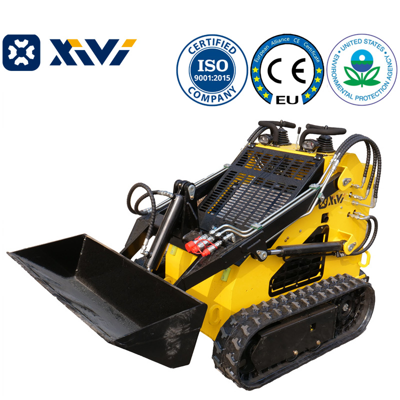 Single/Two Cylinder Skid Steer Loader with EPA/CE Wheel Backhoe Loader