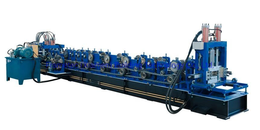 Automatic C & Z Purlin Roll Forming Machine for Steel Structure, Warehouse and Industrial Buildings