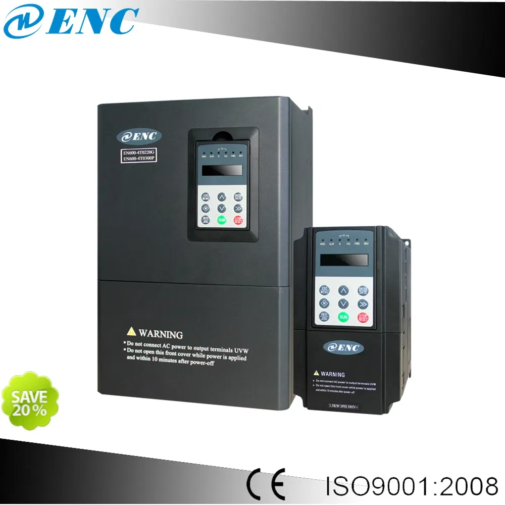 VFD 5.5kw 3phase 220V and 380V with IGBT Mode Frequency Inverter