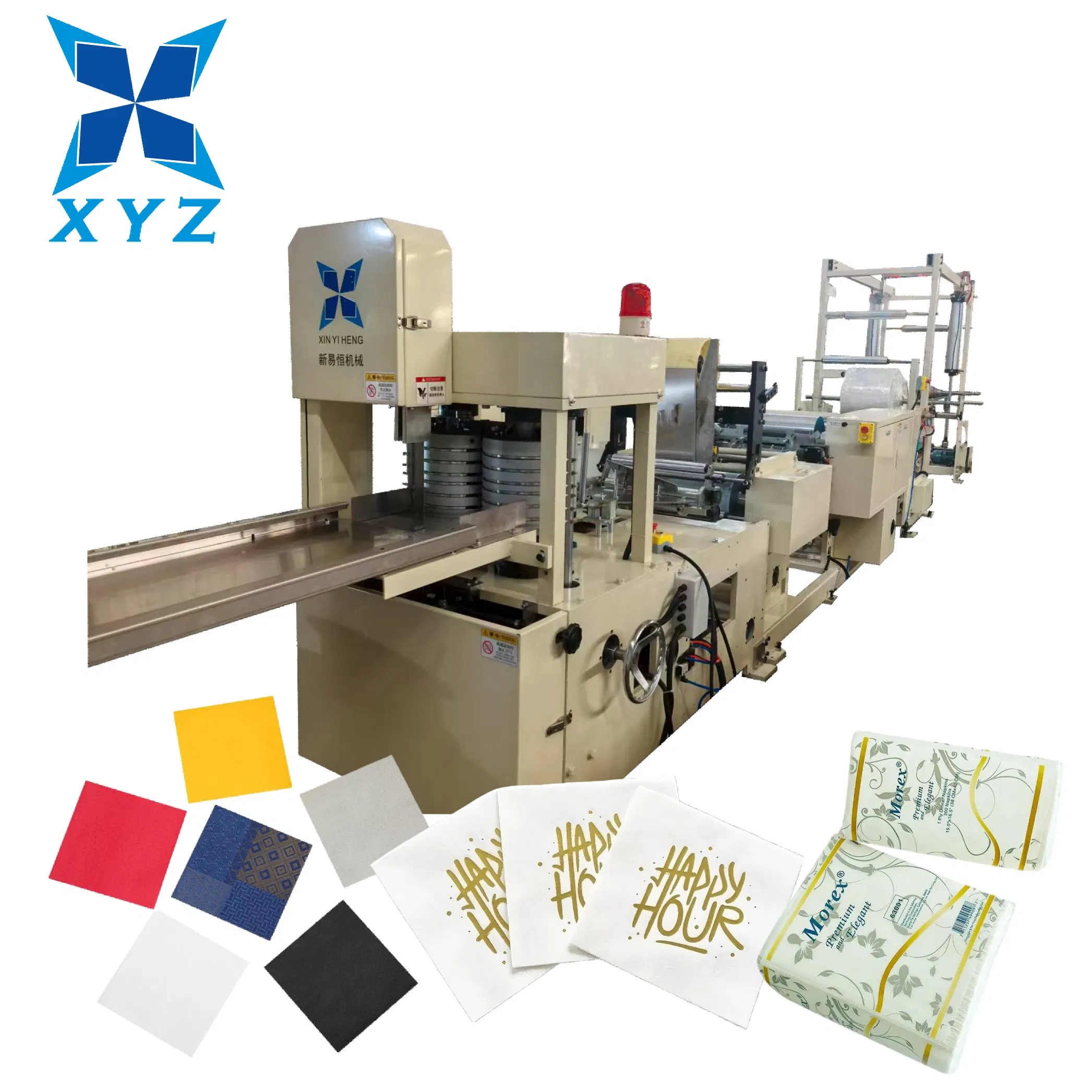 Napkin Paper Making Machine with Sack Type Printing