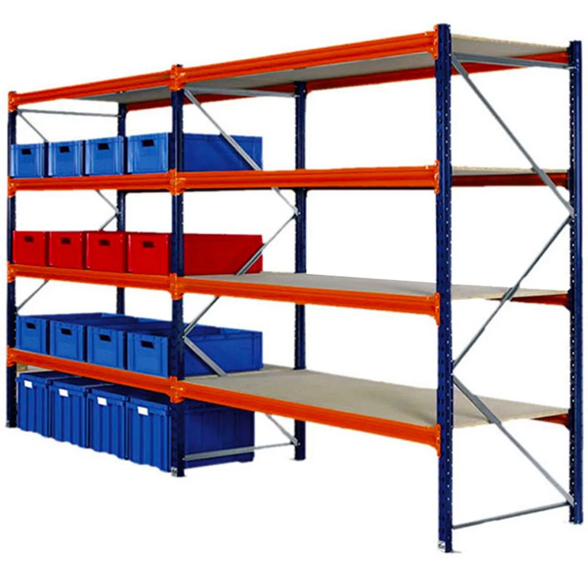 Warehouse Storage Metal Steel Medium Duty Shelf Longspan Shelves