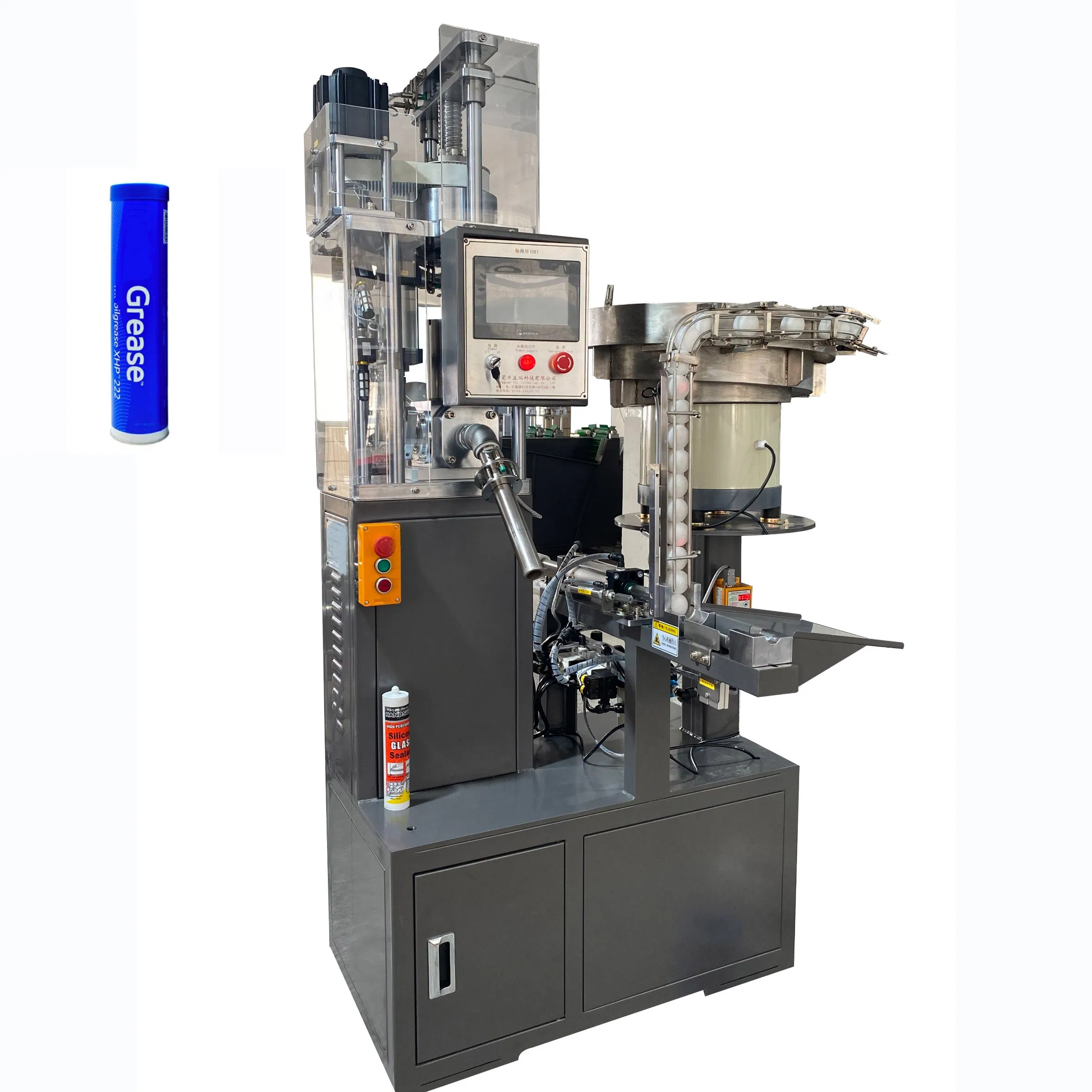 Semi-Auto Lubricants Grease Tube Filling Machine