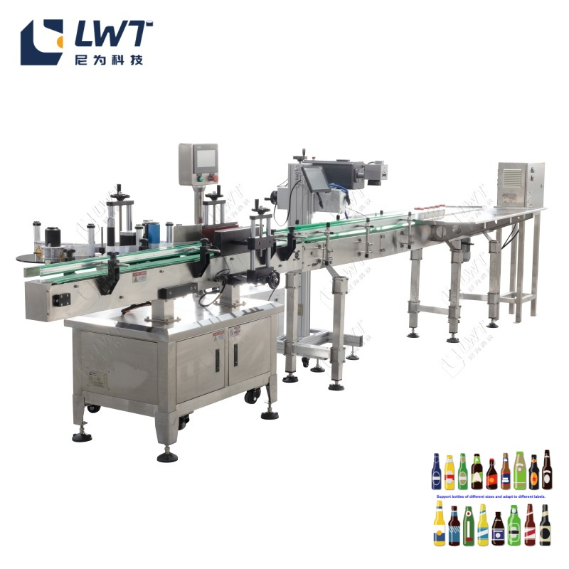 Self Adhesive Sticker Labeler Machine Automatic Labeller Round Jar Can Bottle Labeling Machine