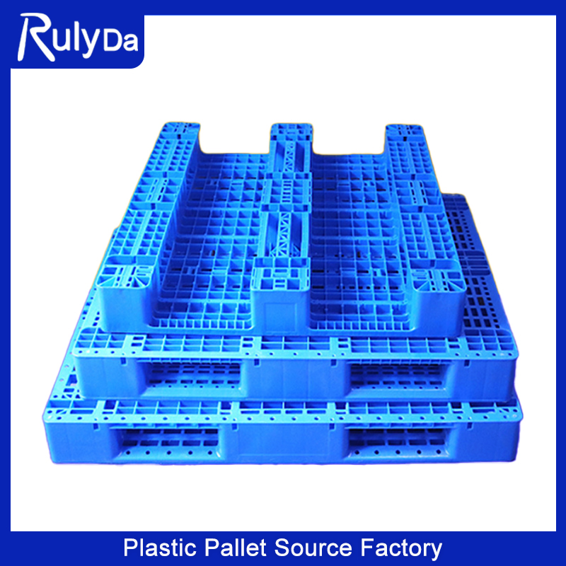 Custom Size Injection Recycle Double Face/Side Nestable Reinforced Logistic Heavy Duty HDPE Plastic Grid Warehouse Tray Pallet