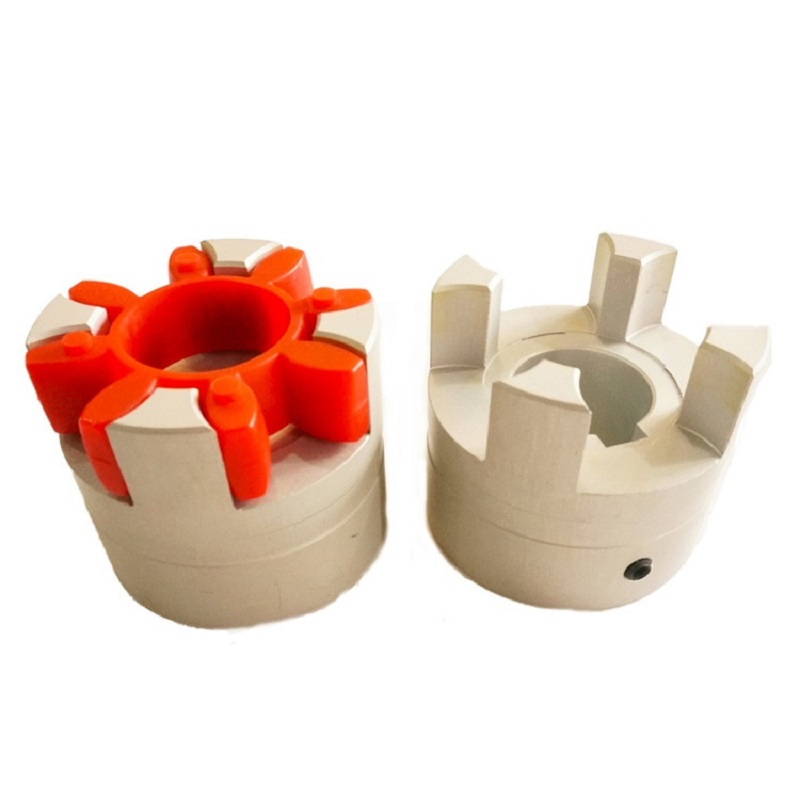Spline Shaft Coupling Rubber Flexible Jaw Spider for Power Transmission Machines