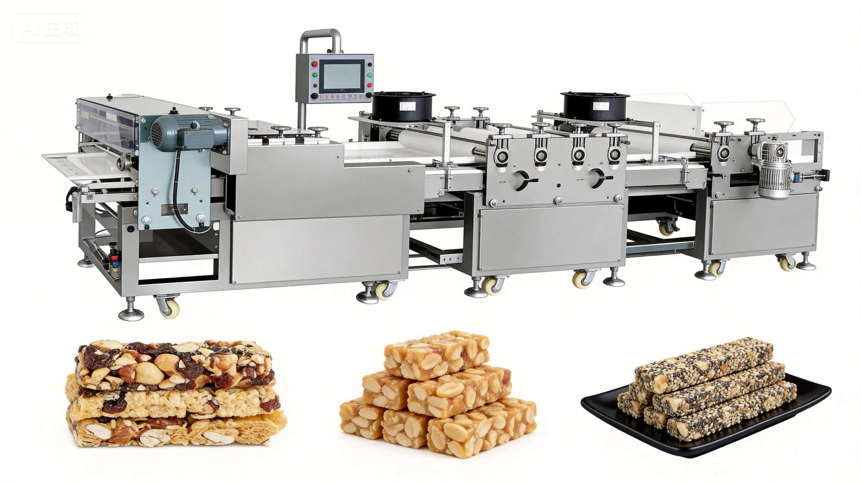 Automatic Rice Cereal Bar Making Forming Machine