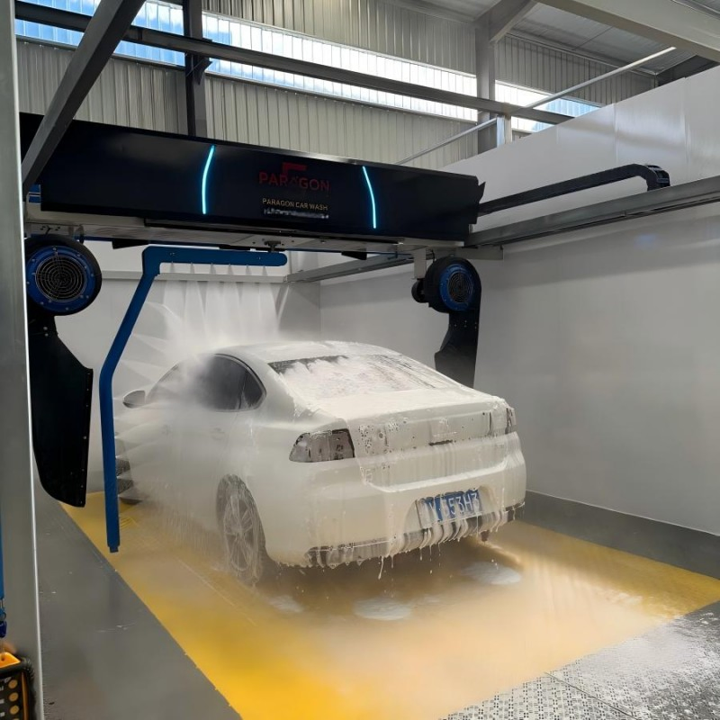 Cold-Climate Commercial Touchless Automatic Car Wash Washing Machine with Built-in Engine Block Heater High-Pressure Pump