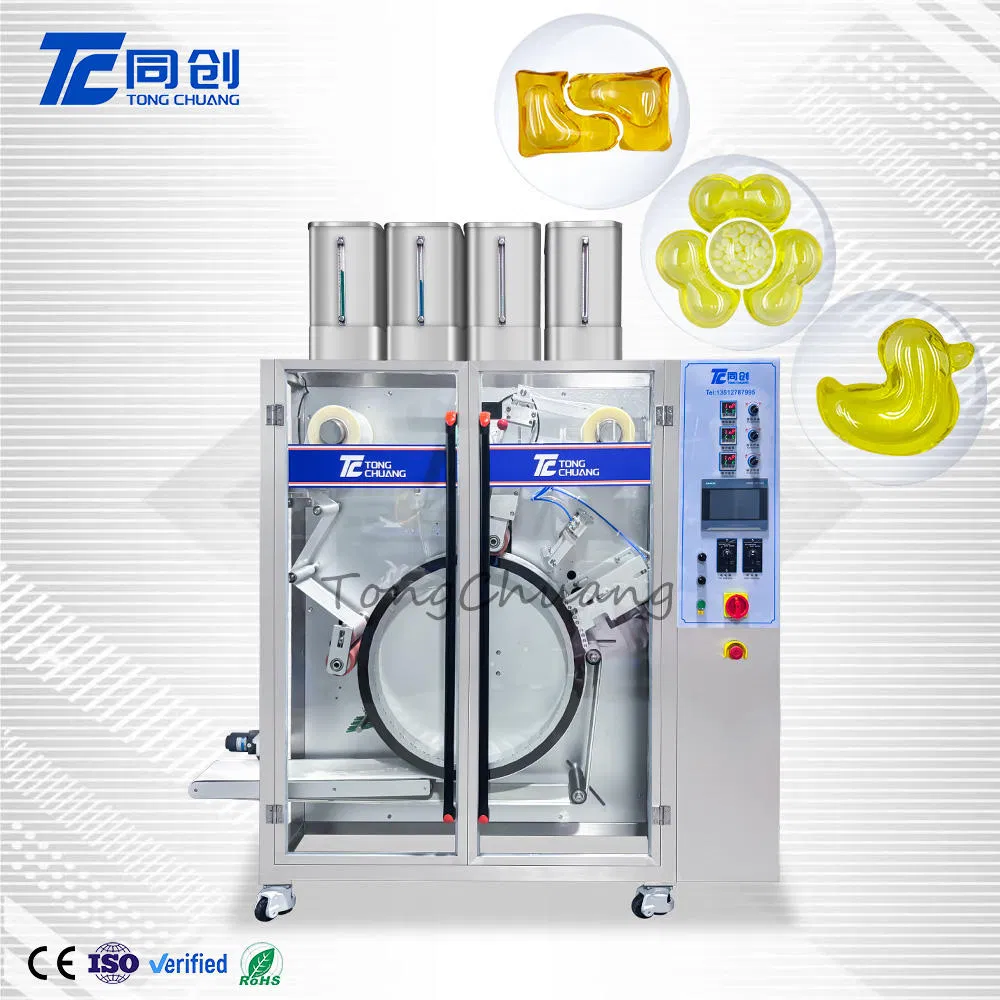 Laundry Liquid Powder Capsule Packaging Equipment for Small Business 100PCS/Min