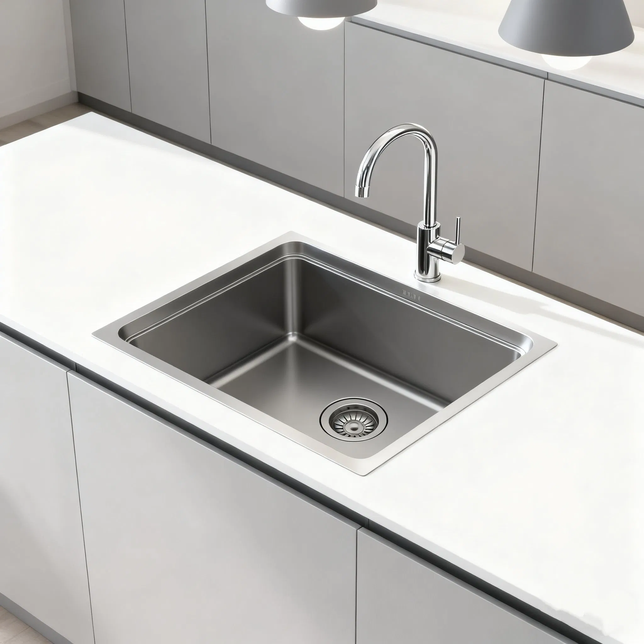 Premium Durable Shine 304 Stainless Steel Kitchen Sink