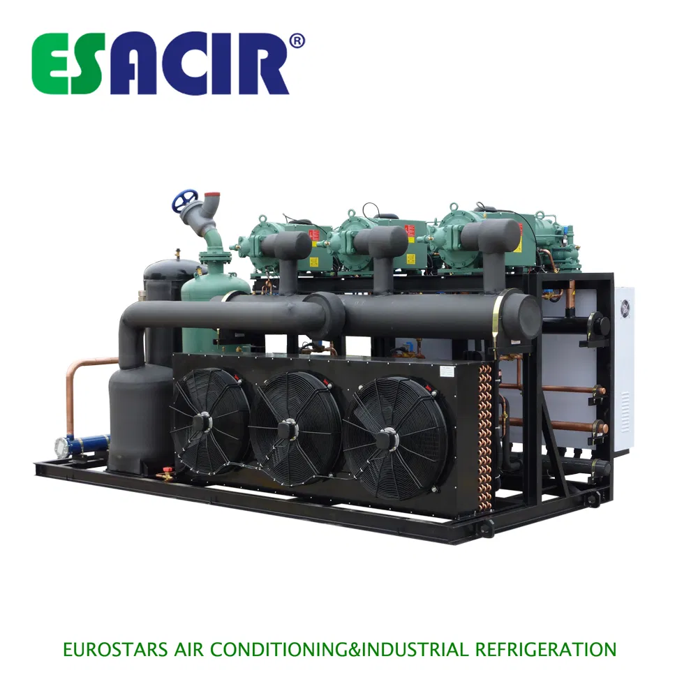 Air Cooled Parallel Compressor Condensing Unit or Air Cooled Compressor Racks
