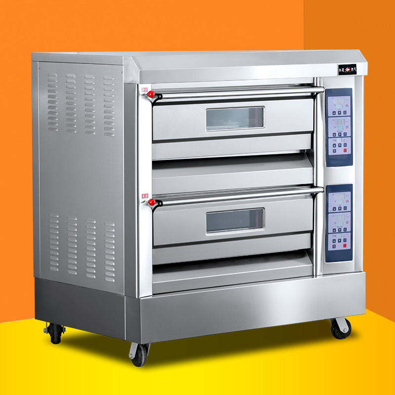 2 Deck 4 Trays Gas Deck Bread Oven