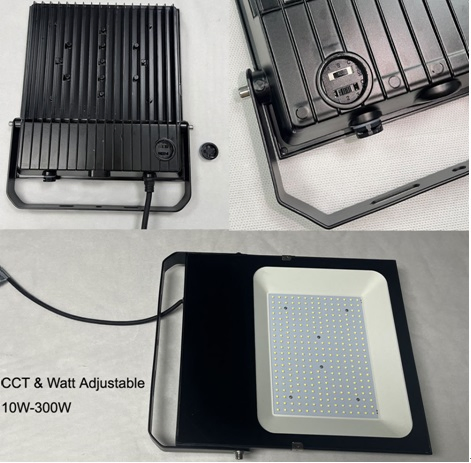IP66 CCT Adjustable CE RoHS 100W 150W 200W LED Flood Light