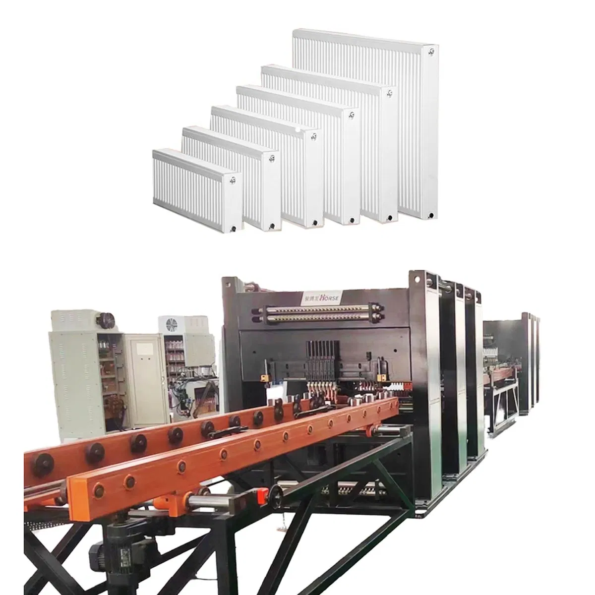 Fully Automatic Transformer Heat Sink Production Line with Mechanical Arms for Loading and Unloading