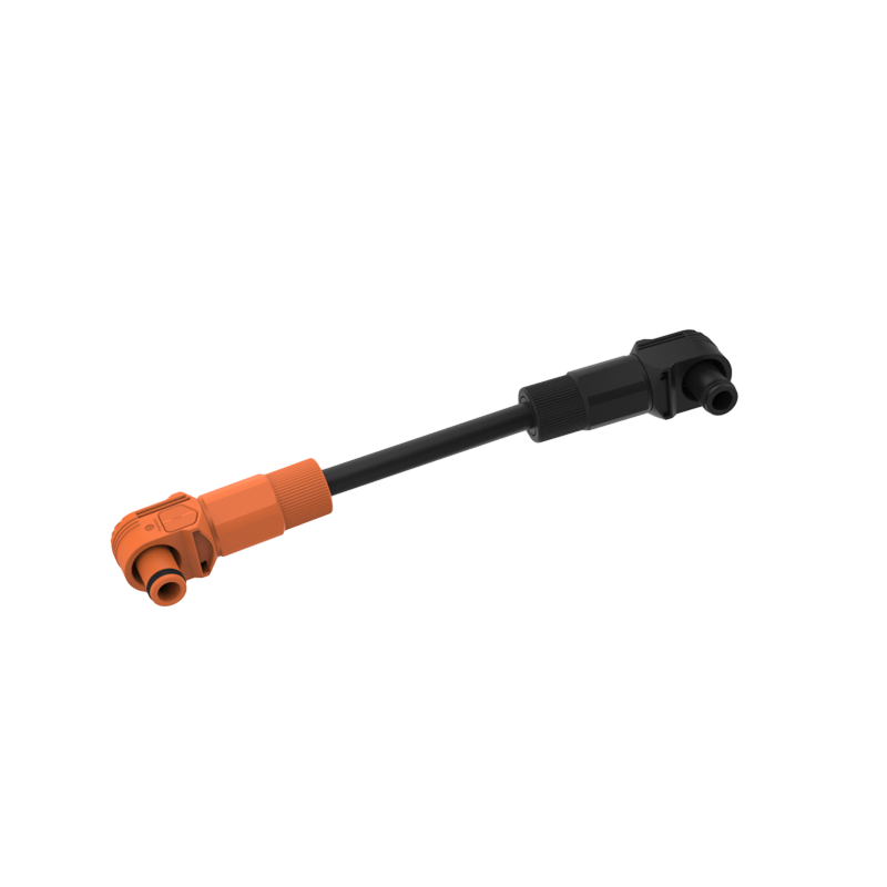 Waterproof Connector Male Right Angle Plug 8mm 200A IP67 Energy Storage Cable