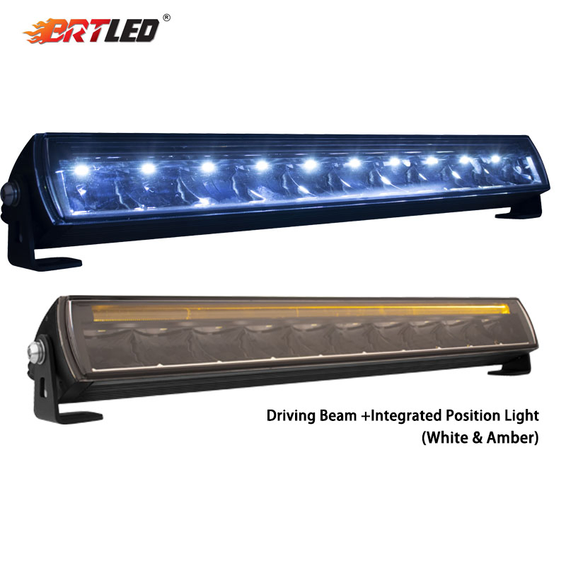 20 Inch Single Row LED Work Light Bar Driving Car Truck Light Bar Auxiliary DRL Position Offroad 4X4 LED Bars