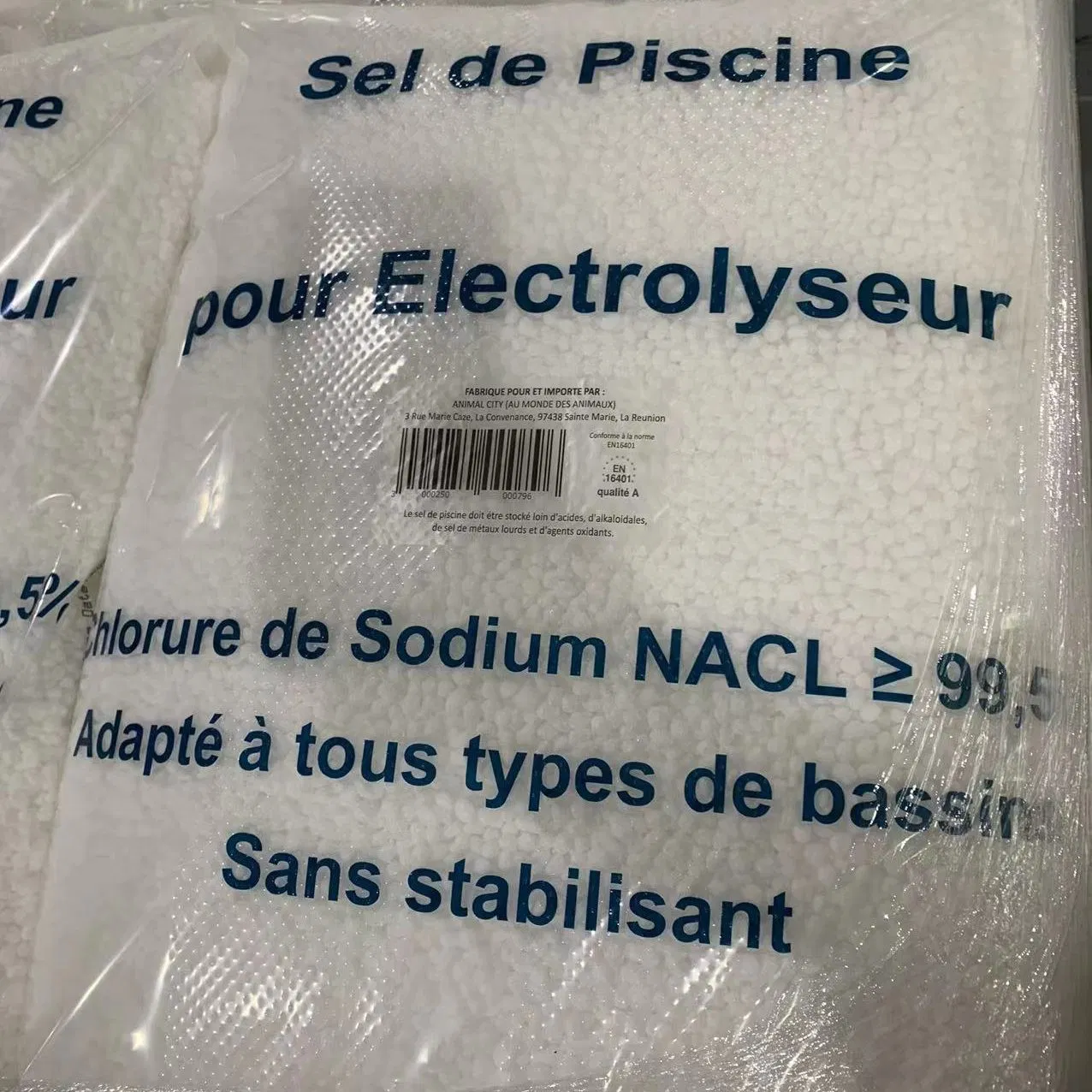 20kg PE Bags Pdv Salt for Swimming Pools
