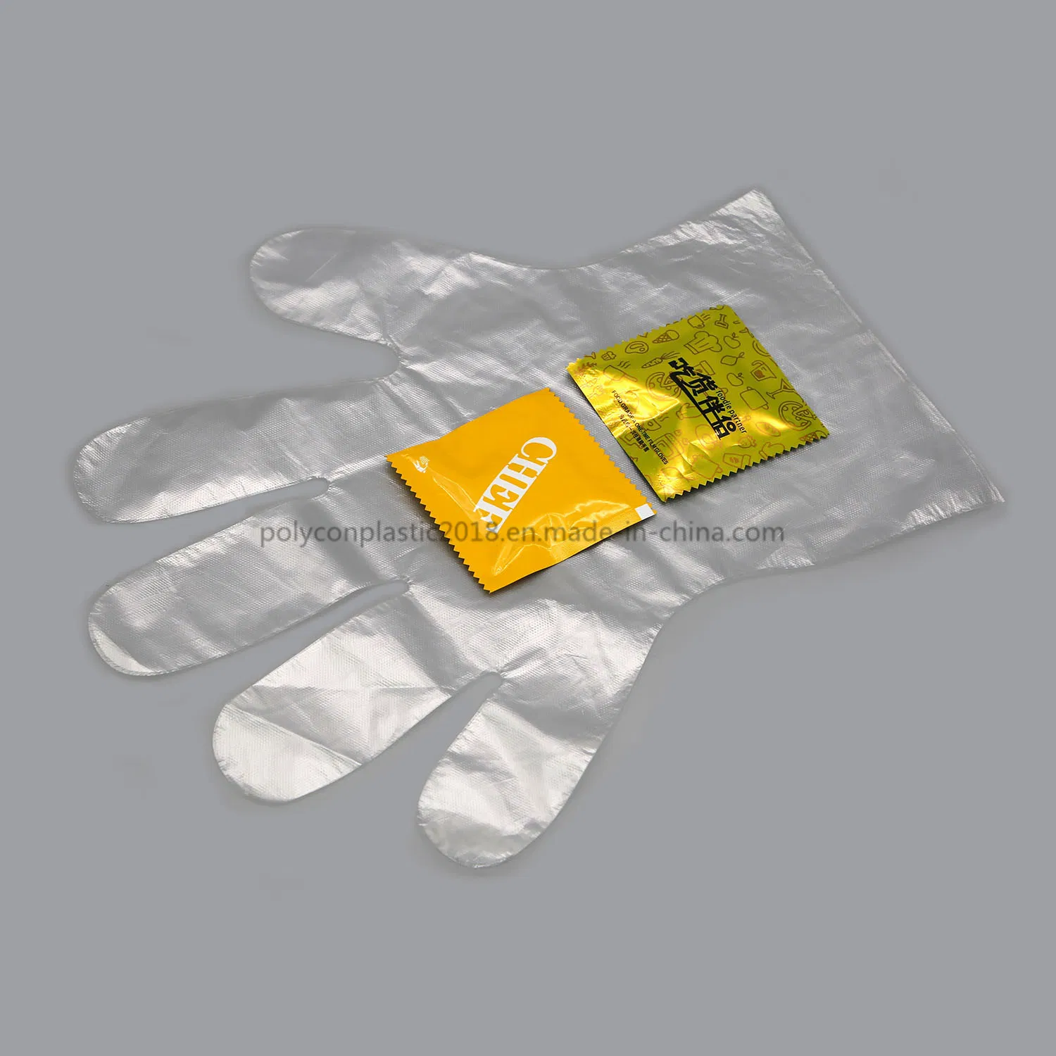 Plastic Polyethylene PE LDPE Food Grade Examination Disposable Gloves