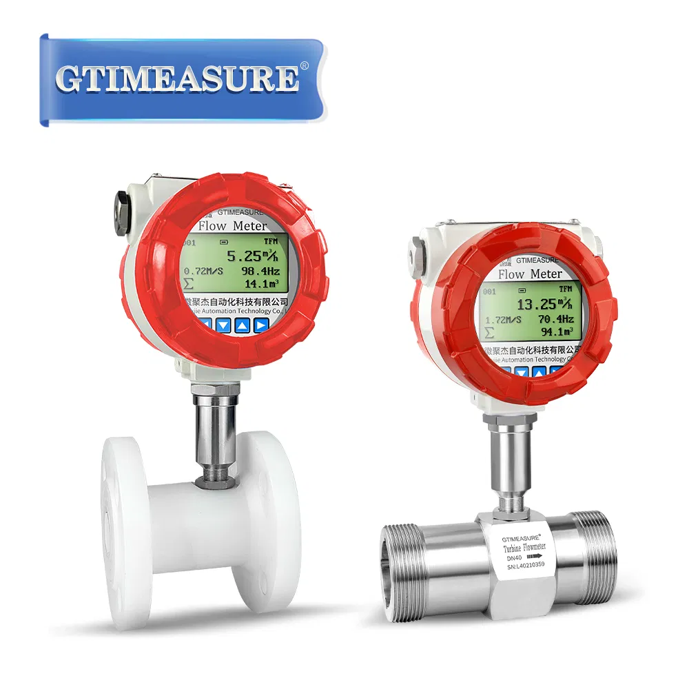 PE Turbine Flow Meter Anti Corrosive for Medical Chemical Industry