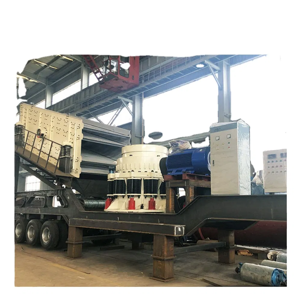 Mobile Jaw Crusher Plant for Granite Crushing Line